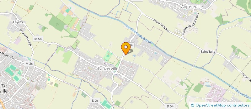 localisation de l'entreprise MONSIEUR YVES ABRIBAT  LAUZERVILLE