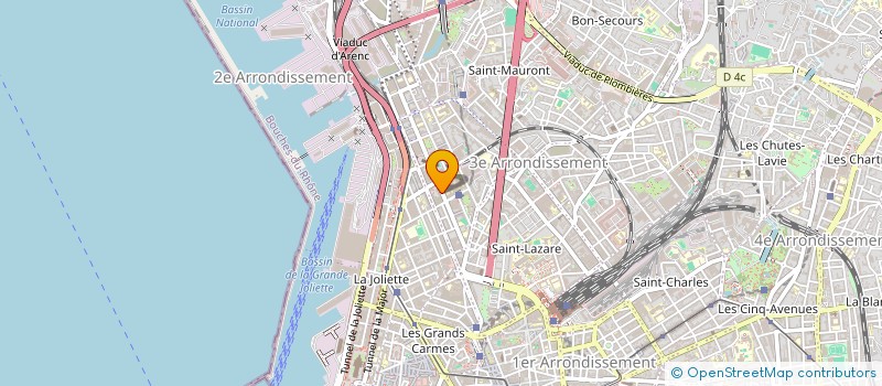 localisation de l'entreprise MONSIEUR YVES AILLAUD à MARSEILLE