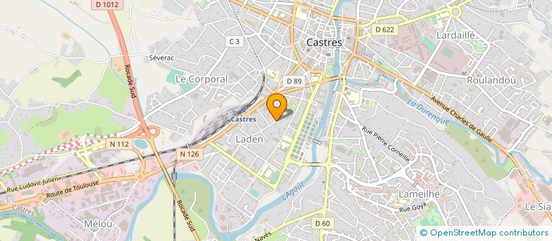 localisation de l'entreprise MONSIEUR YVES ALBERGE à CASTRES