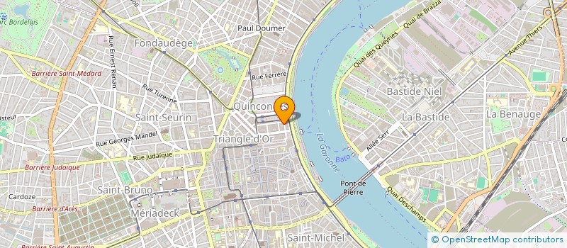 localisation de l'entreprise MONSIEUR YVES ALBERT  BORDEAUX