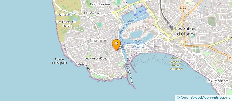 localisation de l'entreprise MONSIEUR YVES ALEXANDER-ROUSEL  LES SABLES D'OLONNE