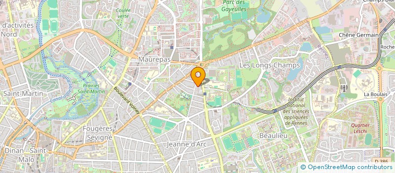 localisation de l'entreprise MONSIEUR YVES ALIX  RENNES