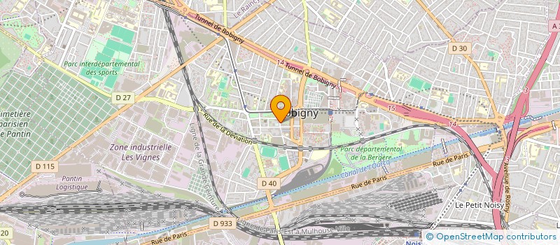 localisation de l'entreprise MONSIEUR YVES-ANDRE DELOR à BOBIGNY