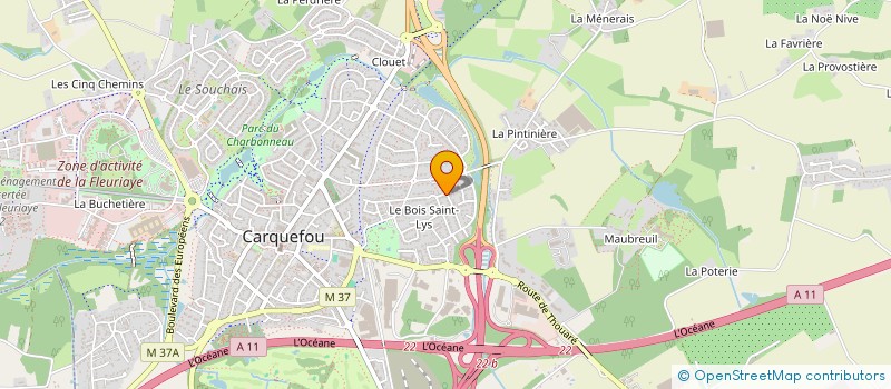 localisation de l'entreprise MONSIEUR YVES-ANDRE LEGAL à CARQUEFOU