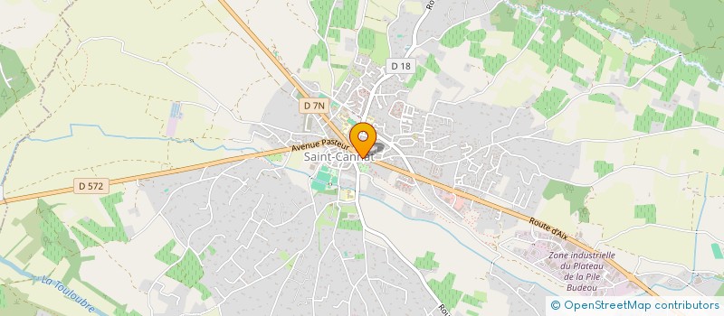 localisation de l'entreprise MONSIEUR YVES ANDRIEUX  SAINT-CANNAT