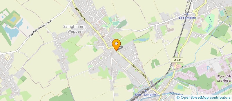 localisation de l'entreprise MONSIEUR YVES ANNICOTTE à SAINGHIN-EN-WEPPES