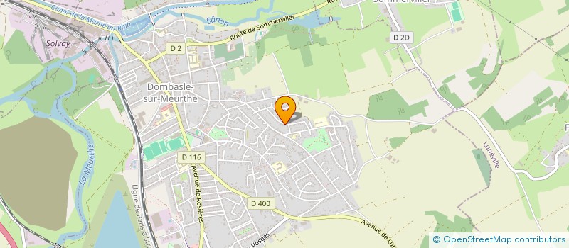 localisation de l'entreprise MONSIEUR YVES ANSELIN  DOMBASLE-SUR-MEURTHE