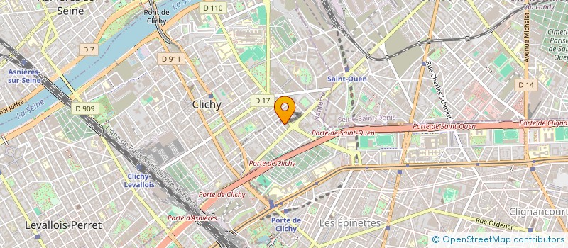 localisation de l'entreprise MONSIEUR YVES ANSLERT à CLICHY