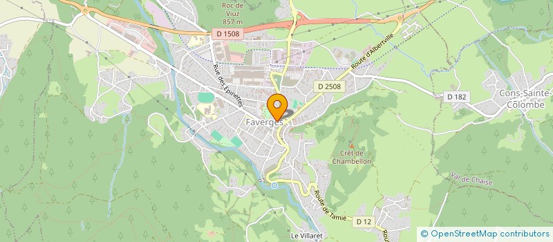 localisation de l'entreprise MONSIEUR YVES-ANTOINE BERENGUEL  FAVERGES-SEYTHENEX