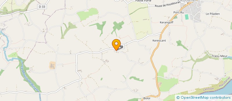 localisation de l'entreprise MONSIEUR YVES ANTOINES  PLEUDANIEL