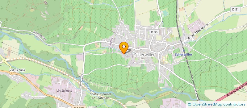 localisation de l'entreprise MONSIEUR YVES ANTONI  SCHERWILLER