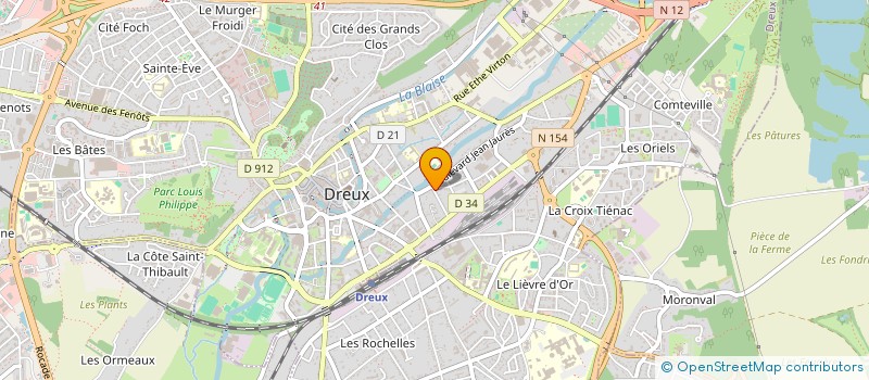 localisation de l'entreprise MONSIEUR YVES ARCHAMBAUDIERE à DREUX