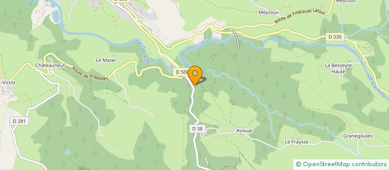 localisation de l'entreprise MONSIEUR YVES ARCIS à LE MONASTIER-SUR-GAZEILLE