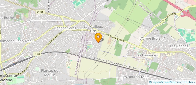 localisation de l'entreprise MONSIEUR YVES ARDOIN  HERBLAY-SUR-SEINE