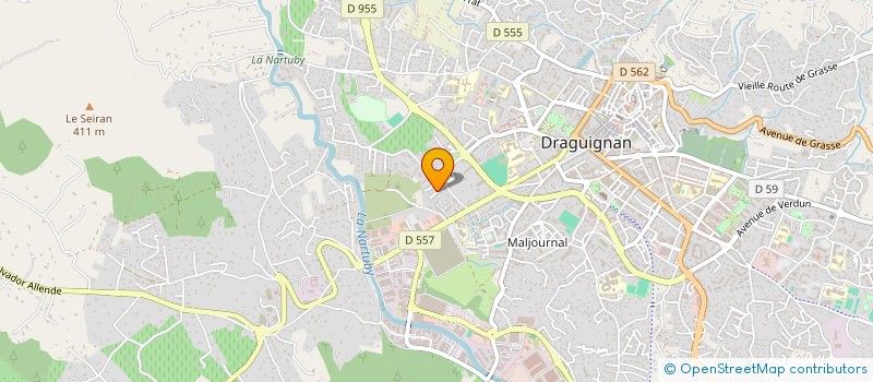 localisation de l'entreprise MONSIEUR YVES ARLAND à DRAGUIGNAN