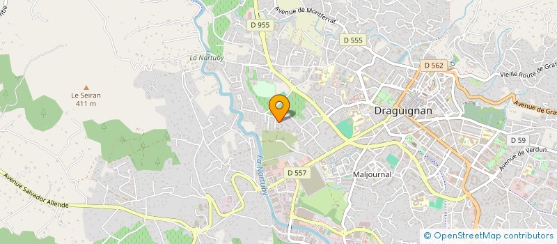 localisation de l'entreprise MONSIEUR YVES ARMAND  DRAGUIGNAN