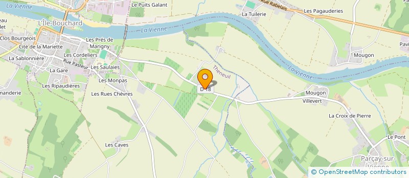 localisation de l'entreprise MONSIEUR YVES ARNAULT  THENEUIL