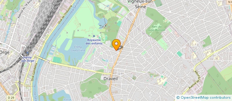 localisation de l'entreprise MONSIEUR YVES ARNOUX à DRAVEIL