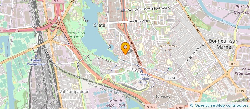 localisation de l'entreprise MONSIEUR YVES ATTIA  CRETEIL