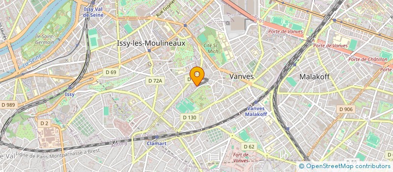 localisation de l'entreprise MONSIEUR YVES ATTUEL à ISSY-LES-MOULINEAUX