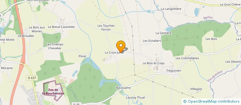 localisation de l'entreprise MONSIEUR YVES AUBRY à PLEUGUENEUC