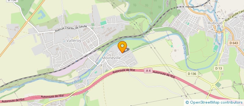 localisation de l'entreprise MONSIEUR YVES AUBRY  MOINEVILLE