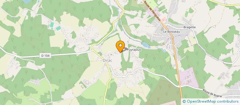 localisation de l'entreprise MONSIEUR YVES AURIL  DIGNAC