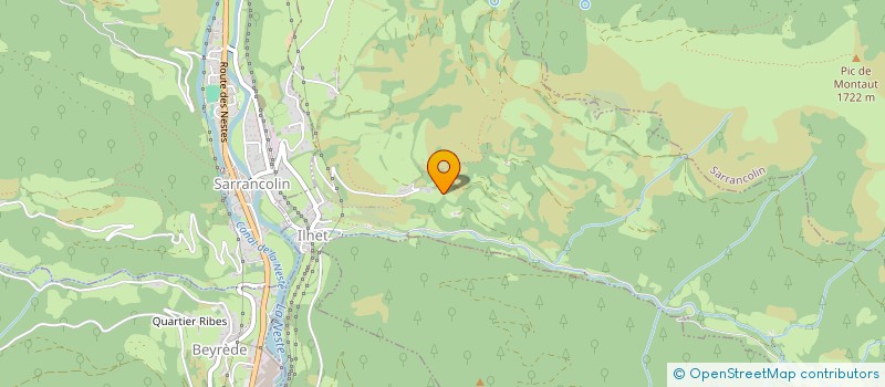 localisation de l'entreprise MONSIEUR YVES AUTHENAC  ILHET