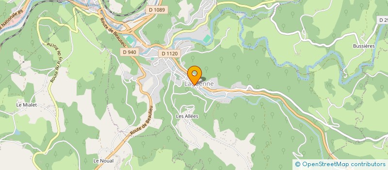 localisation de l'entreprise MONSIEUR YVES AVOINE  LAGUENNE-SUR-AVALOUZE