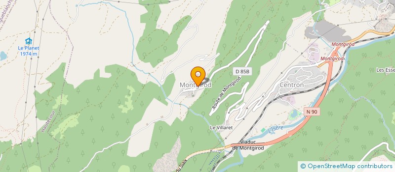 localisation de l'entreprise MONSIEUR YVES AVRILLIER  BAGNERES-DE-LUCHON