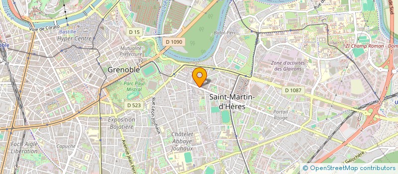 localisation de l'entreprise MONSIEUR YVES AZZOPARDI à SAINT-MARTIN-D'HERES