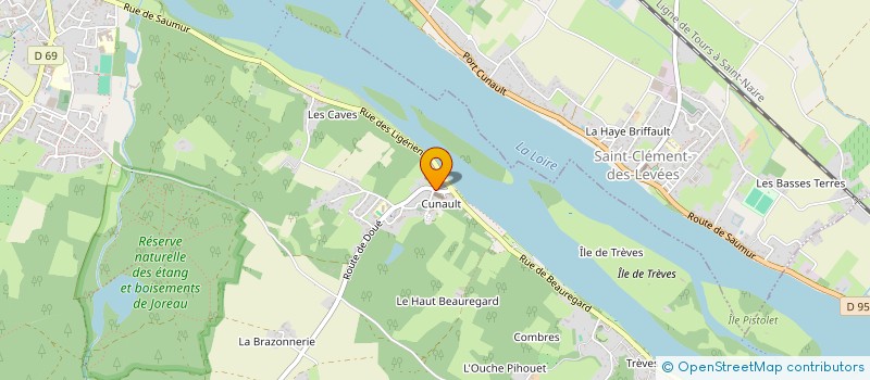 localisation de l'entreprise MONSIEUR YVES BADILLET à GENNES-VAL-DE-LOIRE