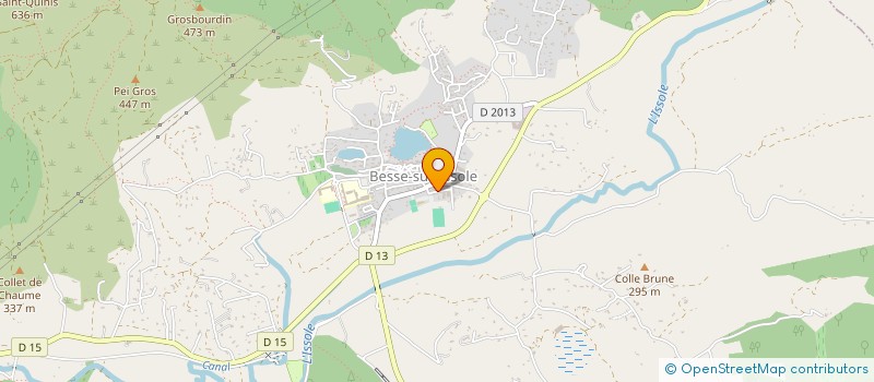 localisation de l'entreprise MONSIEUR YVES BADINAND  BESSE-SUR-ISSOLE