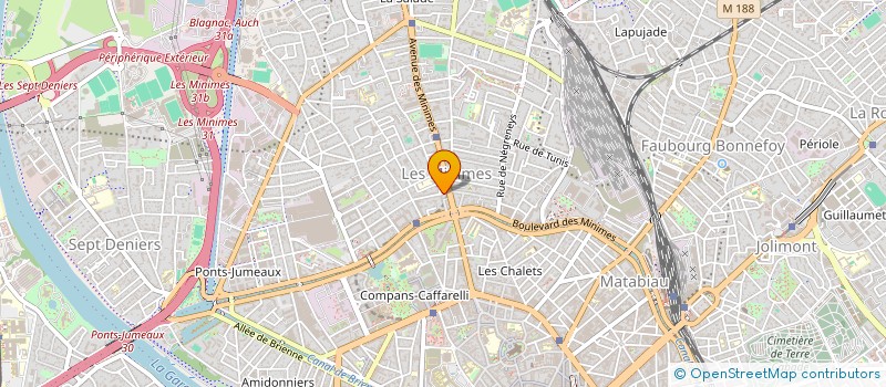 localisation de l'entreprise MONSIEUR YVES BAGOUENDI à TOULOUSE