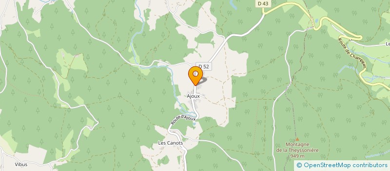 localisation de l'entreprise MONSIEUR YVES BAIZET  SAINT IGNY DE VERS