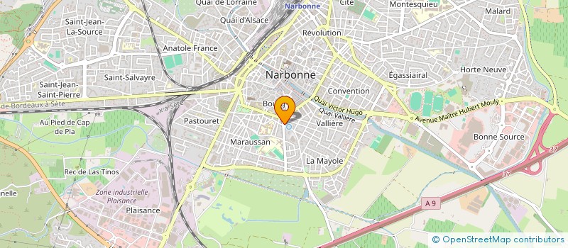localisation de l'entreprise MONSIEUR YVES BANCHEREAU à NARBONNE