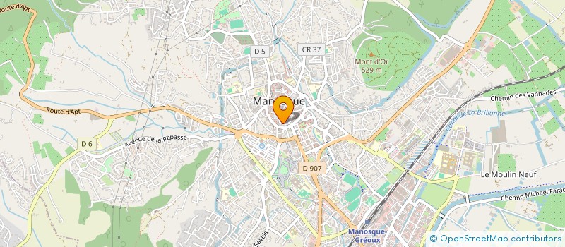 localisation de l'entreprise MONSIEUR YVES BARATIER à MANOSQUE
