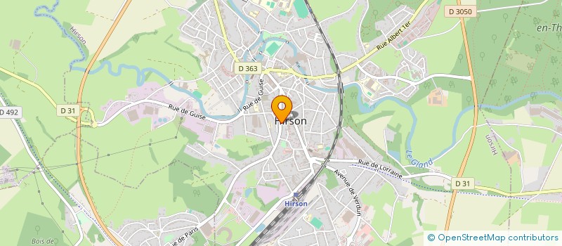 localisation de l'entreprise MONSIEUR YVES BARBITON  HIRSON