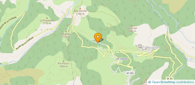 localisation de l'entreprise MONSIEUR YVES BARCAROLI  VALDEBLORE