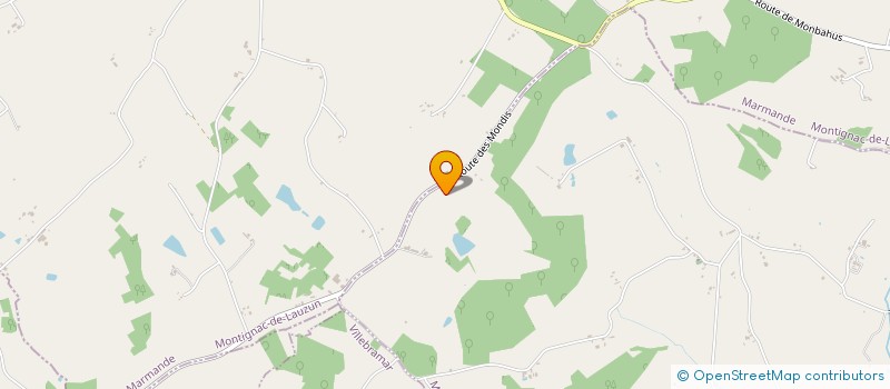 localisation de l'entreprise MONSIEUR YVES BARREAU INDIVISION  MONBAHUS