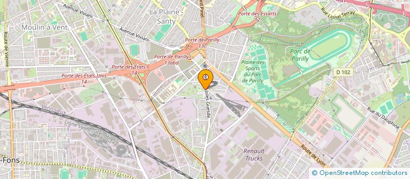 localisation de l'entreprise MONSIEUR YVES BARRIER à VENISSIEUX