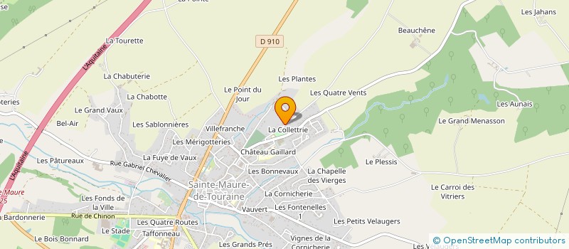 localisation de l'entreprise MONSIEUR YVES BARRIERAS à SAINTE-MAURE-DE-TOURAINE