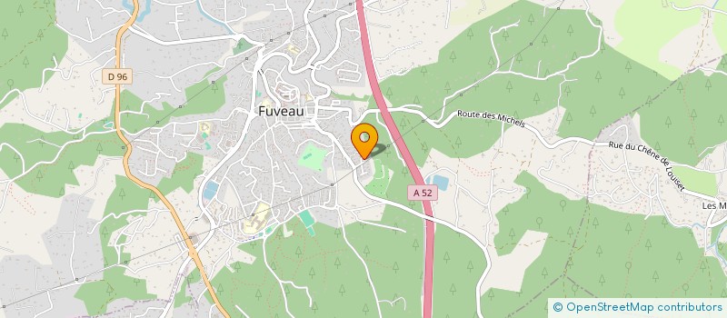 localisation de l'entreprise MONSIEUR YVES BARTHELEMY  FUVEAU