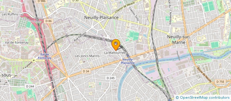 localisation de l'entreprise MONSIEUR YVES BASILE à NEUILLY-PLAISANCE