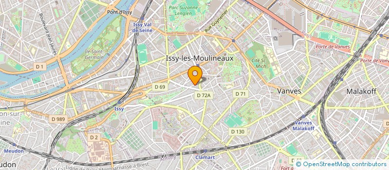 localisation de l'entreprise MONSIEUR YVES BATAILLON DEBES à ISSY-LES-MOULINEAUX