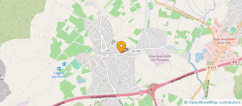 localisation de l'entreprise MONSIEUR YVES BAURENS  POUSSAN