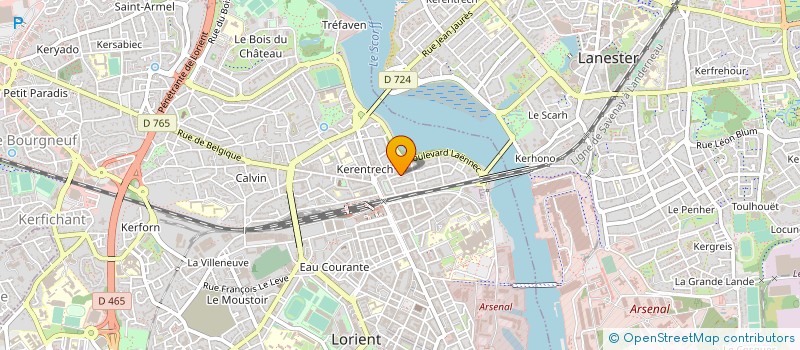 localisation de l'entreprise MONSIEUR YVES BEAUVOIS  LORIENT