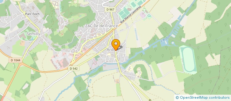 localisation de l'entreprise MONSIEUR YVES BEGUIN  LAON