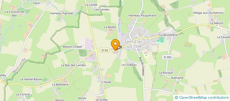 localisation de l'entreprise MONSIEUR YVES BELLAMY  SAINT-CLAIR-SUR-L'ELLE