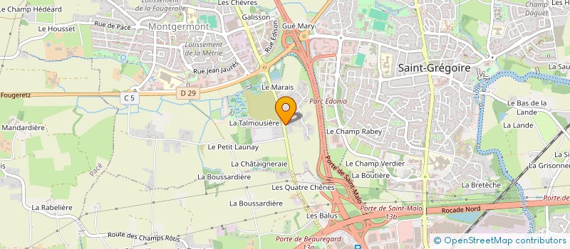 localisation de l'entreprise MONSIEUR YVES BELLENGER ROUAULT DEPOUEZ  MONTGERMONT